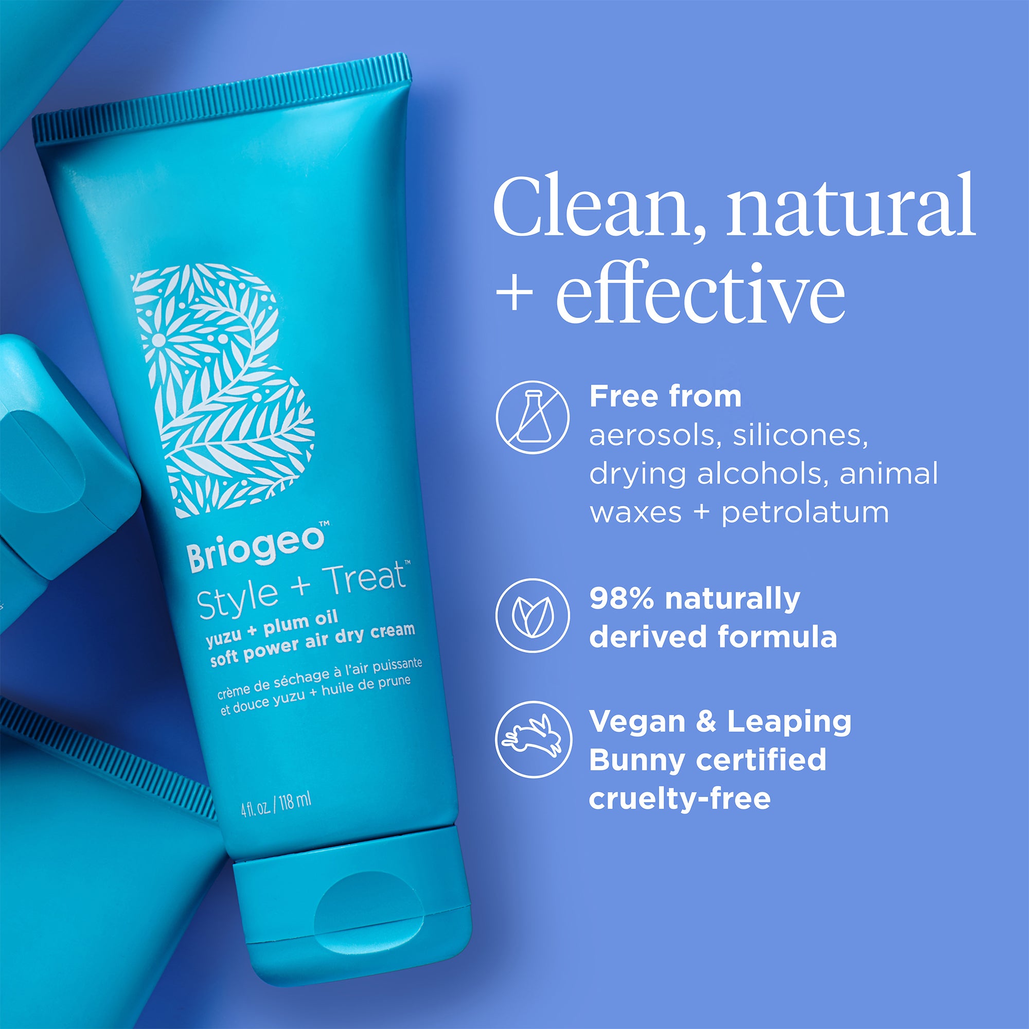 Style + Treat™ Yuzu + Plum Oil Air Dry Hair Styling Cream - Briogeo